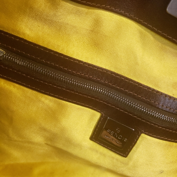 FENDI-Dk. Denim Beaded Emb. Tote Handbag- Vintage RARE - Picture 4 of 13